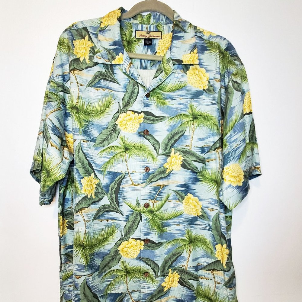 Tommy Bahama Men's Tropical Silk Shirt Med